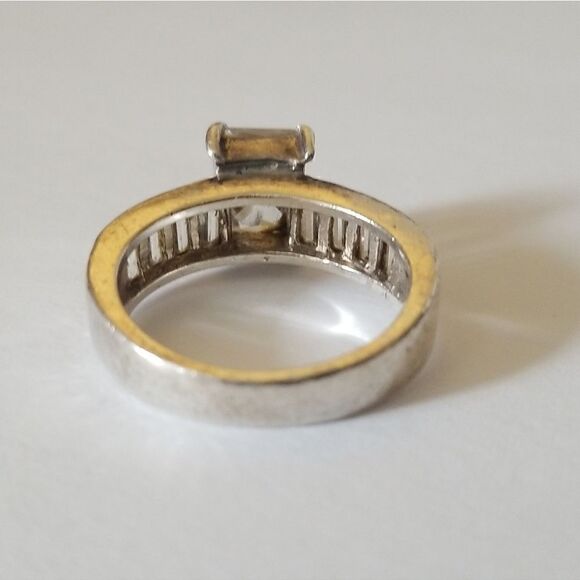 Vintage Silver Diamond ring - Picture 3 of 4